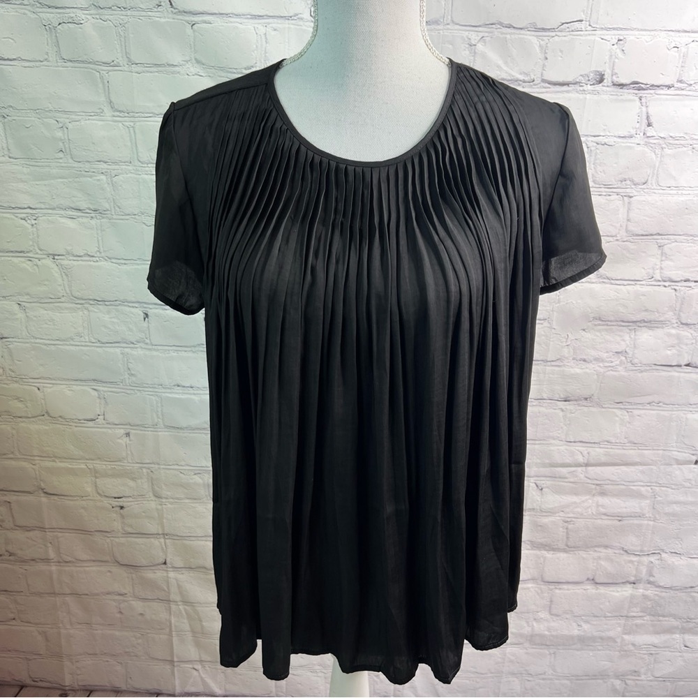 DOLAN Anthropologie Left Coast Pleated Blouse Top Small
